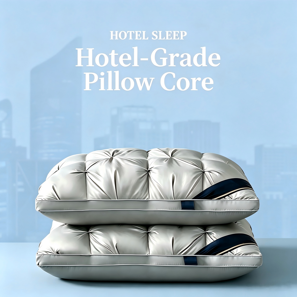 Cloud Soft Bed Pillow – Ultra-Fluffy Microfiber Fill for Side, Back & Stomach Sleepers