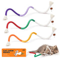 Cat Rope Toys with Jingle Bells, 3-Pack - 2 Lengths