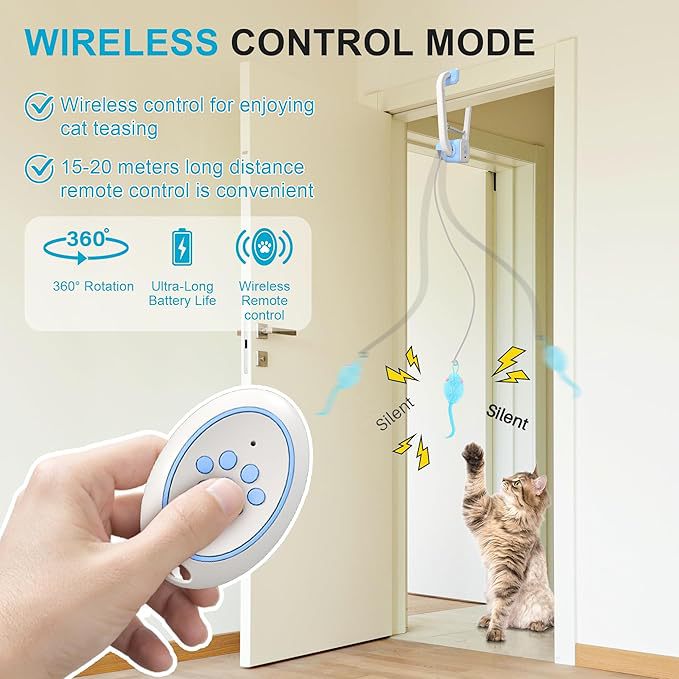 Rechargeable Remote-Controlled Electric Mouse Cat Toy