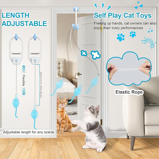 Rechargeable Remote-Controlled Electric Mouse Cat Toy