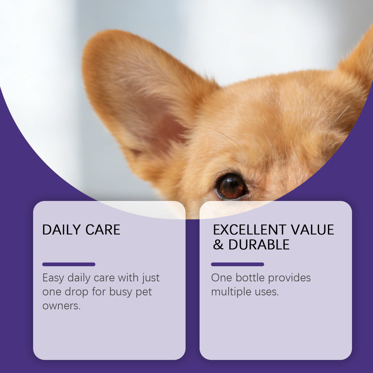 Pet Ear Cleaning Finger Wipes for Dogs & Cats