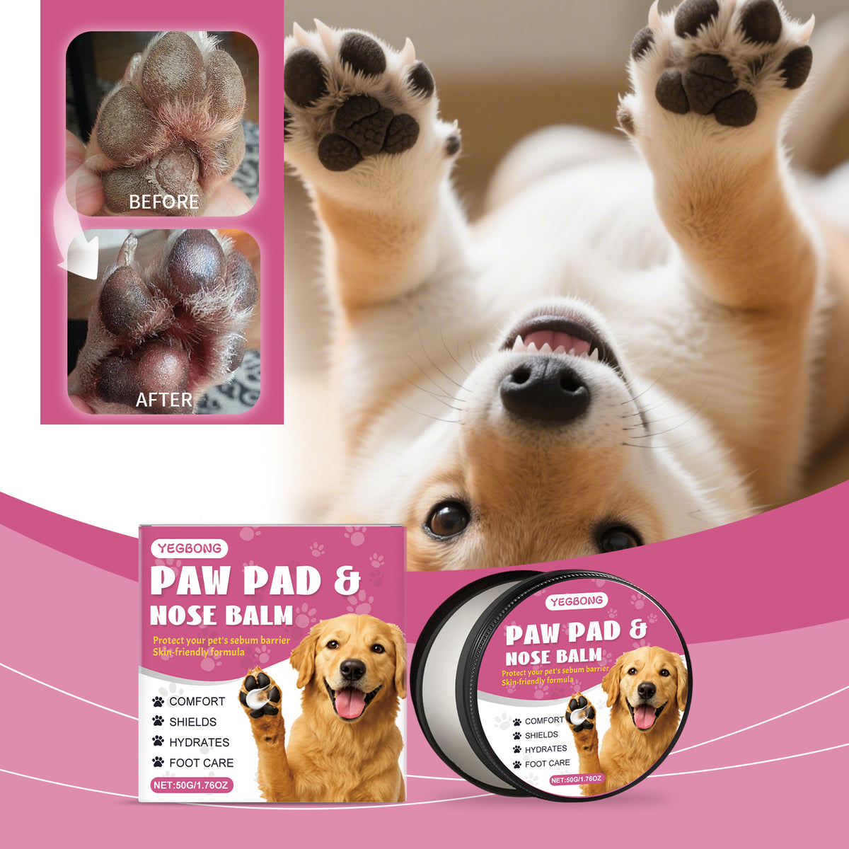 Dog Paw Balm for Everyday Paw Care