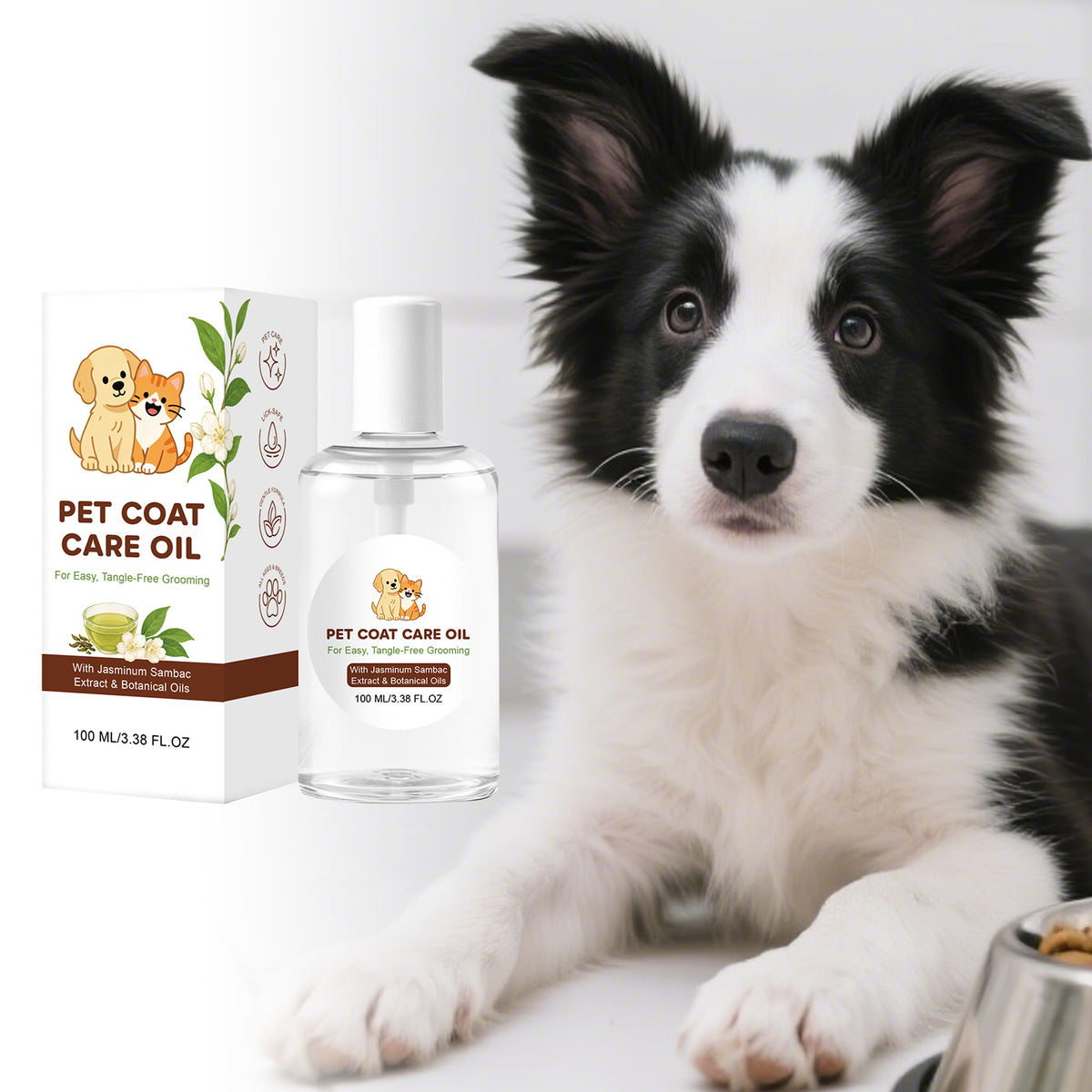 Pet Coat Care Oil for Dogs & Cats