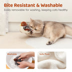 Flapping Sandpiper Cat Toy - Bite Resistant, Touch-Activated, Rechargeable, Hangable, Lifelike Chirping Sound, Flap Mode, Fly-Like Motion, Realistic Bird Action Sparks Chasing, Durable Kitten Interactive Pet Toy