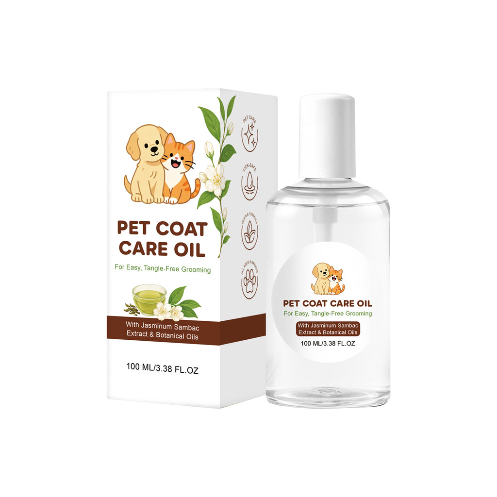 Pet Coat Care Oil for Dogs & Cats