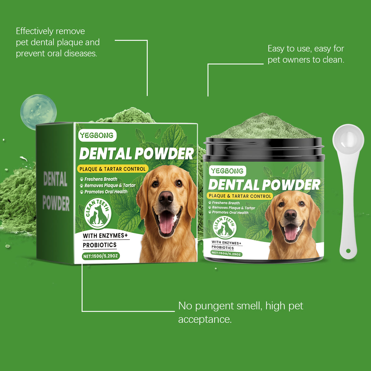 Dog Dental Cleaning Powder