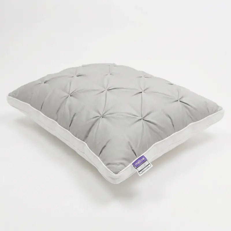Mellow Sleep | Ploof Pillow – Extra-Fluffy Dual-Layer Pillow, Cloud-Like Soft Plush Bed Pillow with Breathable Support, Never Flat, Neck-Cradling Comfort for Side, Back & Stomach Sleepers, Machine Washable